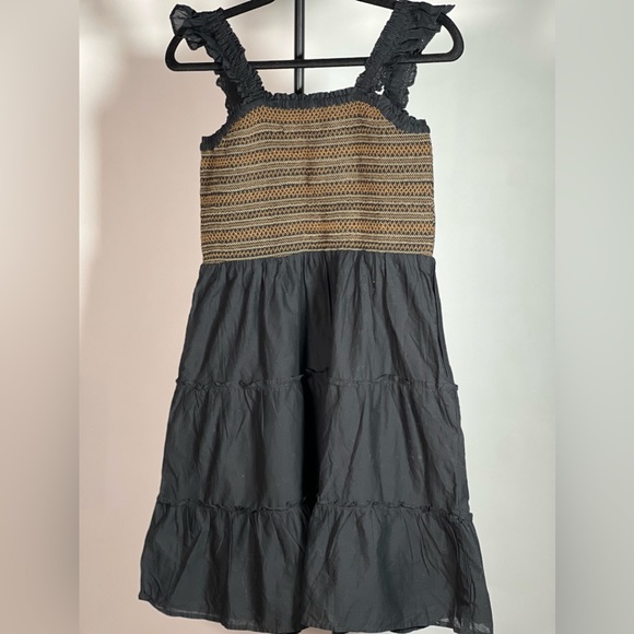 NWT JCrew Factory Smocked tiered mini dress - Picture 6 of 7